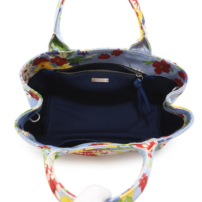 Miu Miu Miu Flower Canvas Handbag 5Bg439 2-Way