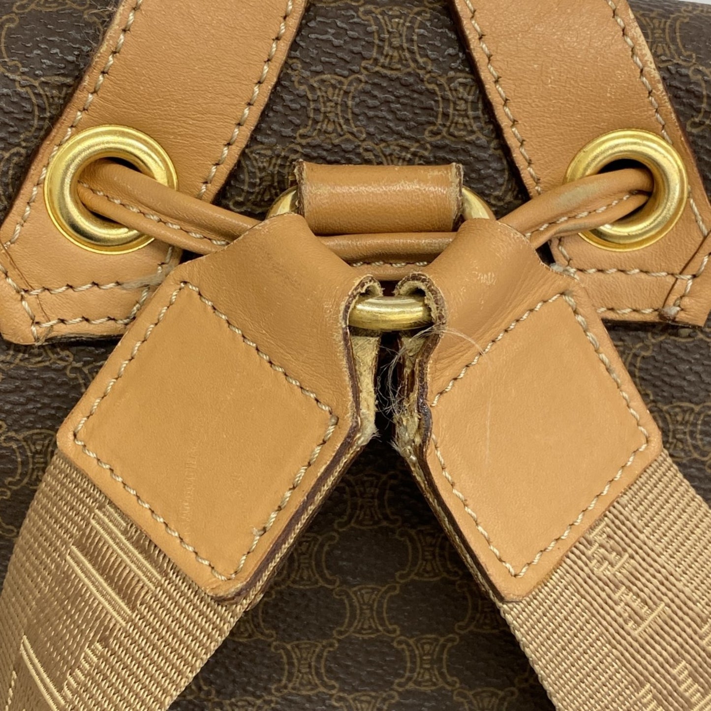 Celine Backpack/Daypack Macadam Brown