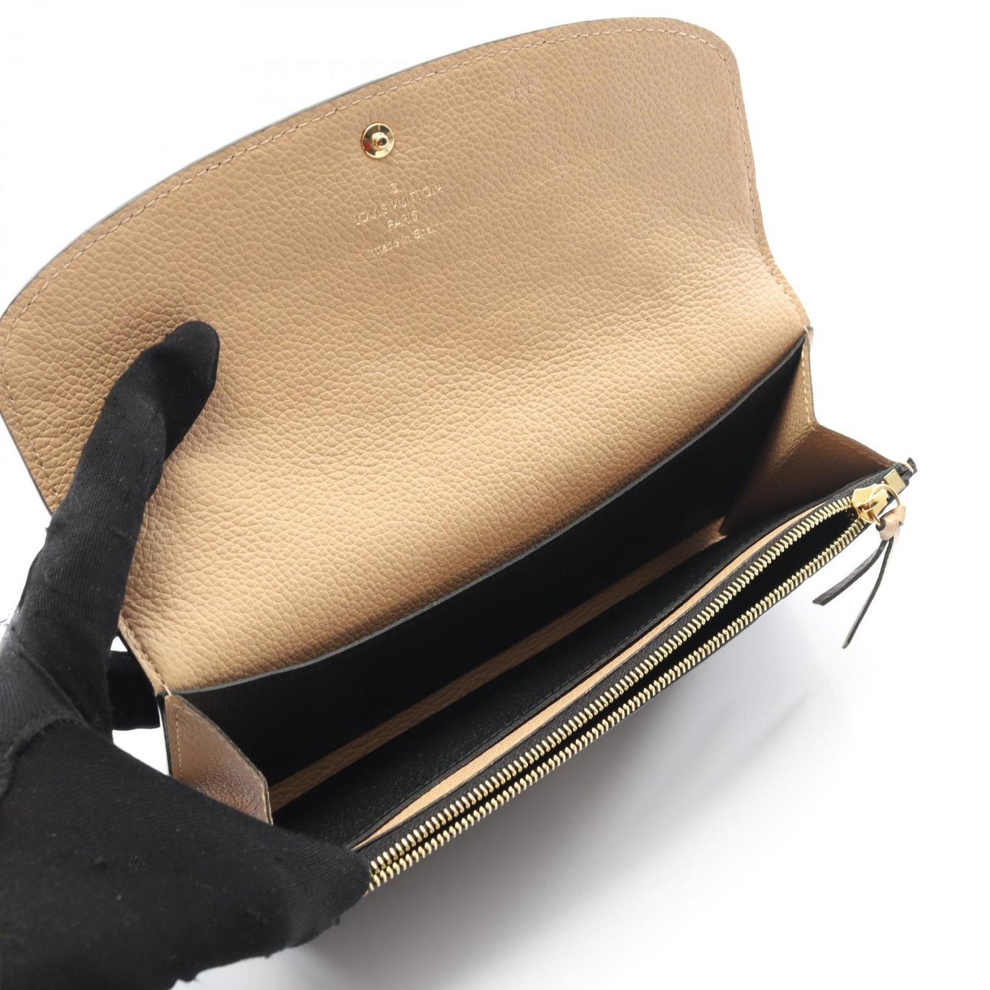 Louis Vuitton Portefeuille Emily Bifold Long Wallet In Monogram Empreinte Leather