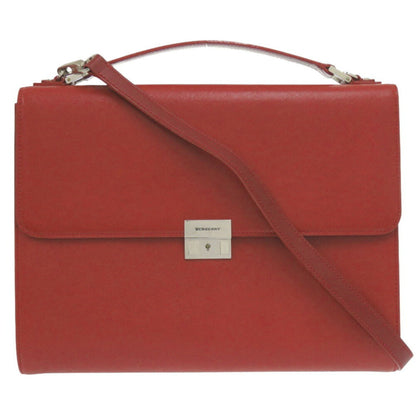 Burberry Leather Red Bag 1797Burberry