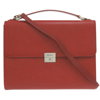 Burberry Leather Red Bag 1797Burberry
