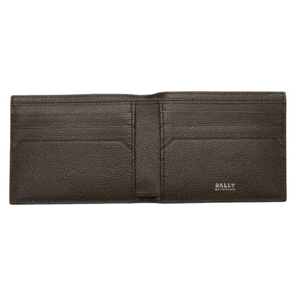 Bally Bifold Wallet Tevye Lt 241 Brown Leather