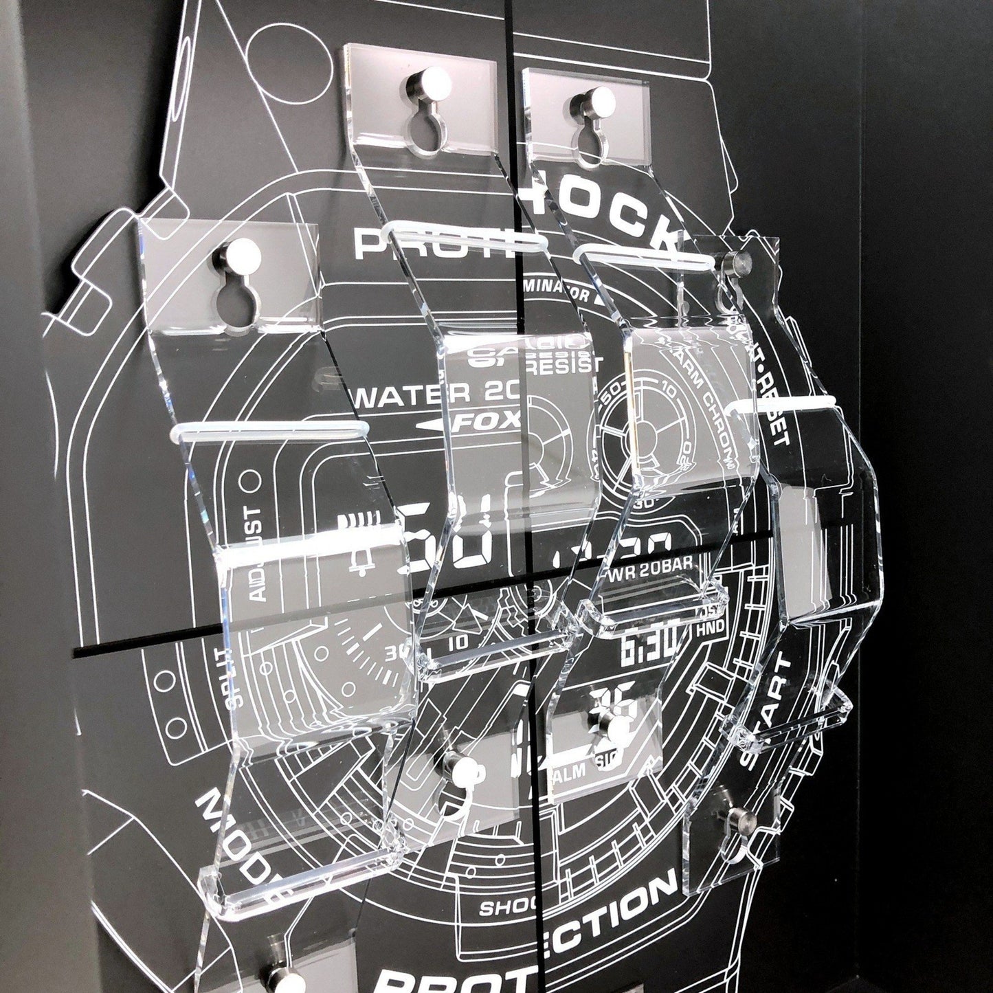 G-Shock Casio Iconic Styles Campaign B Prize Watch Gallery Stand (Not For Sale) Limited To 10