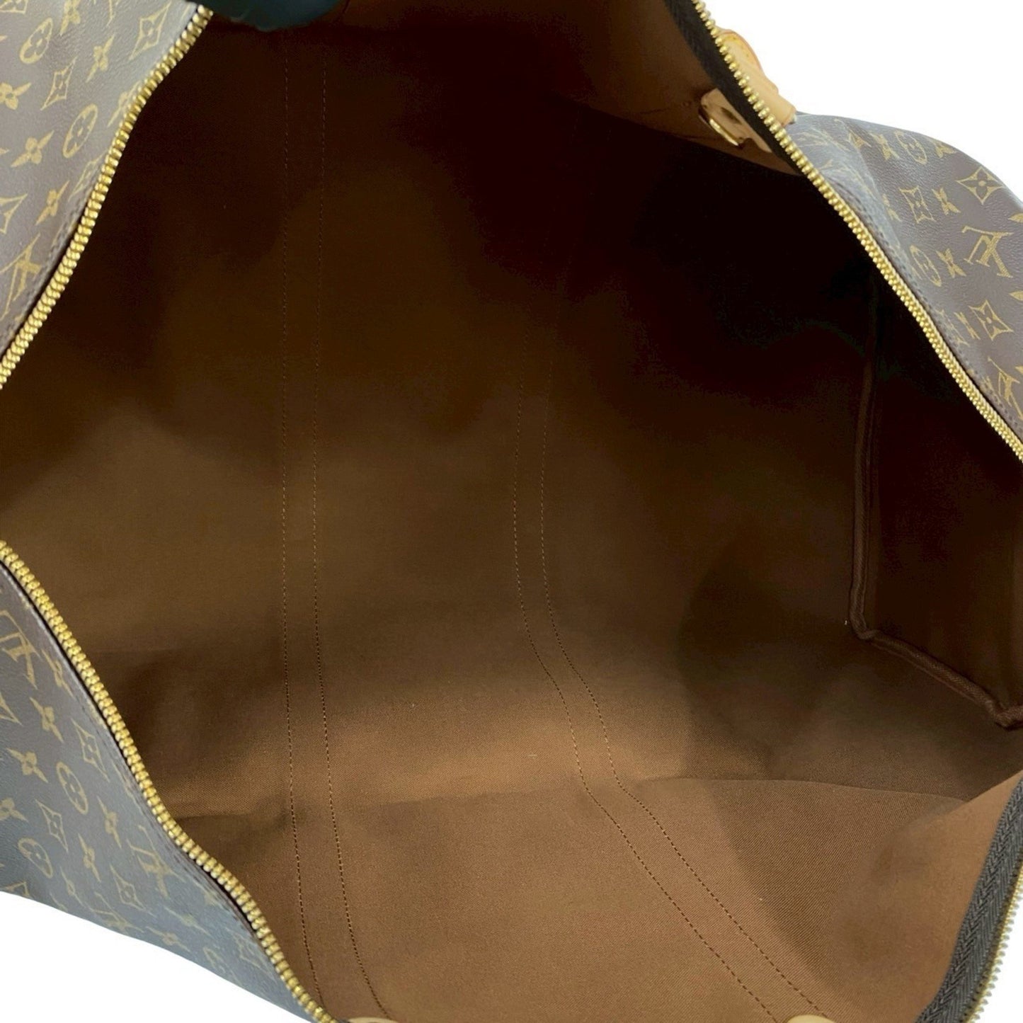 Nearly Unused Louis Vuitton Keepall 55 Monogram Leather Boston Bag/Travel Bag/Handbag