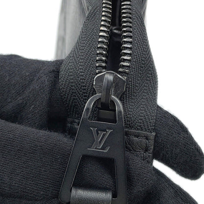 Louis Vuitton Clutch Bag Monogram Shadow Pochette Voyage Souple M82545 Louis Vuitton Black