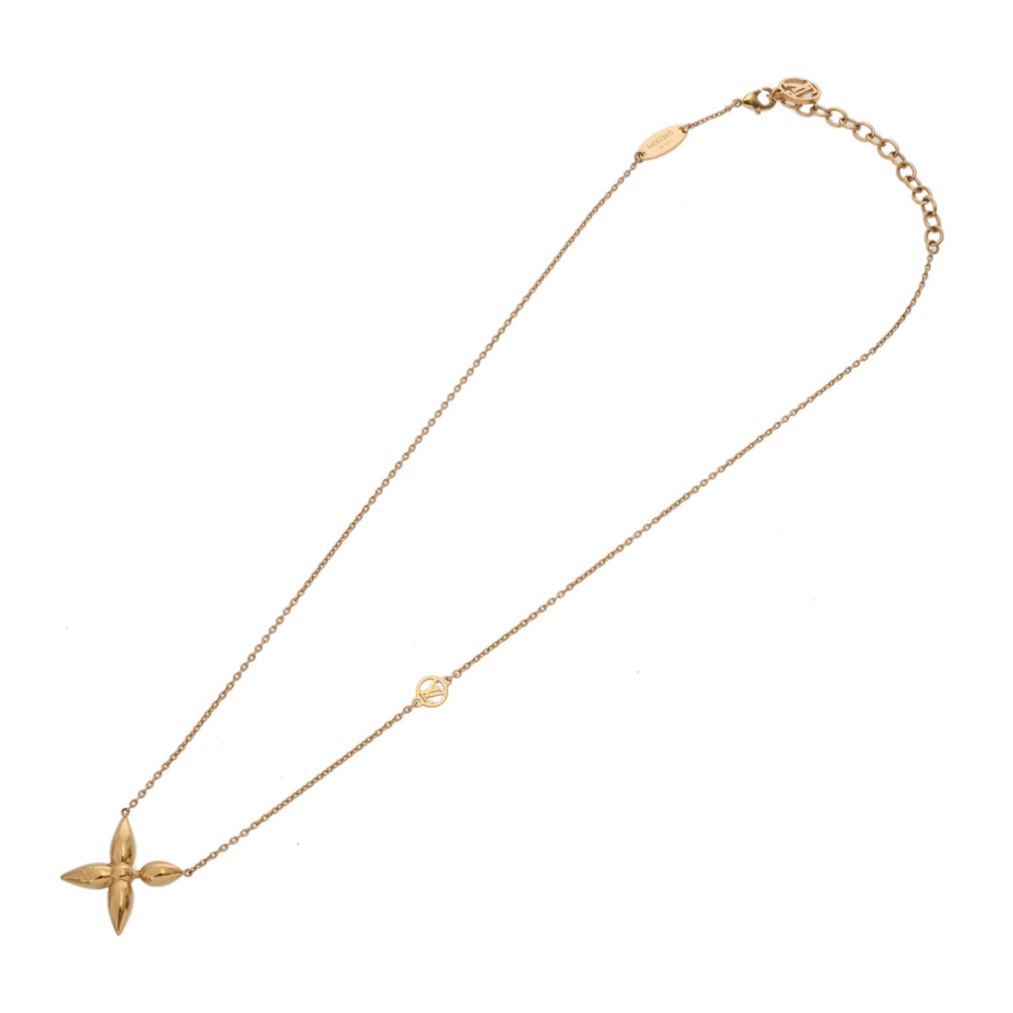 Louis Vuitton Louis Vuitton Collier Louisette Gold M00365 Women'S Gp Necklace