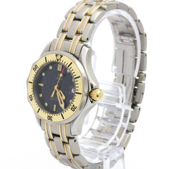 Omega Seamaster Professional 300M 18K Gold Steel Watch 2382.80 Polished