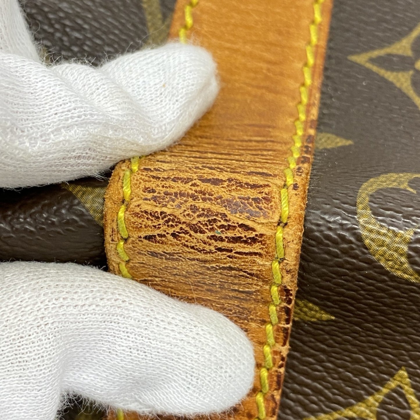 Louis Vuitton Monogram Keepall 55 Boston Bag M41424 Brown