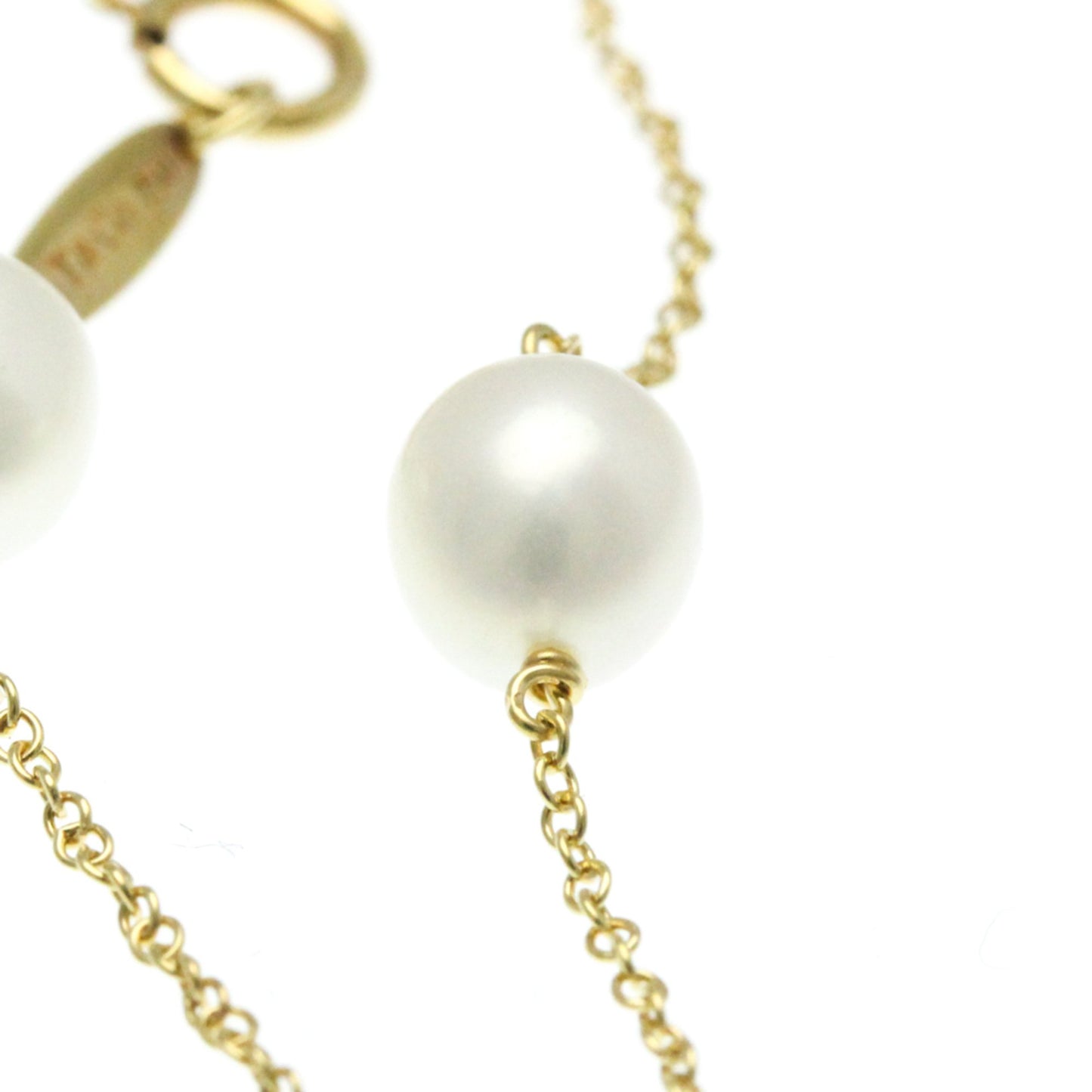 Tiffany By The Yard Freshwater Pearl Bracelet Yellow Gold (18K) Freshwater Pearl Charm Bracelet Gold
