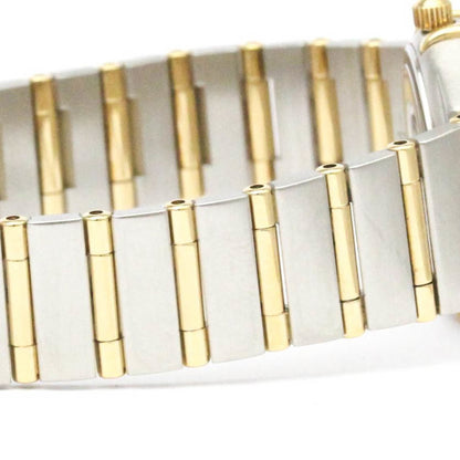 Omega Constellation 18K Gold Steel Quartz