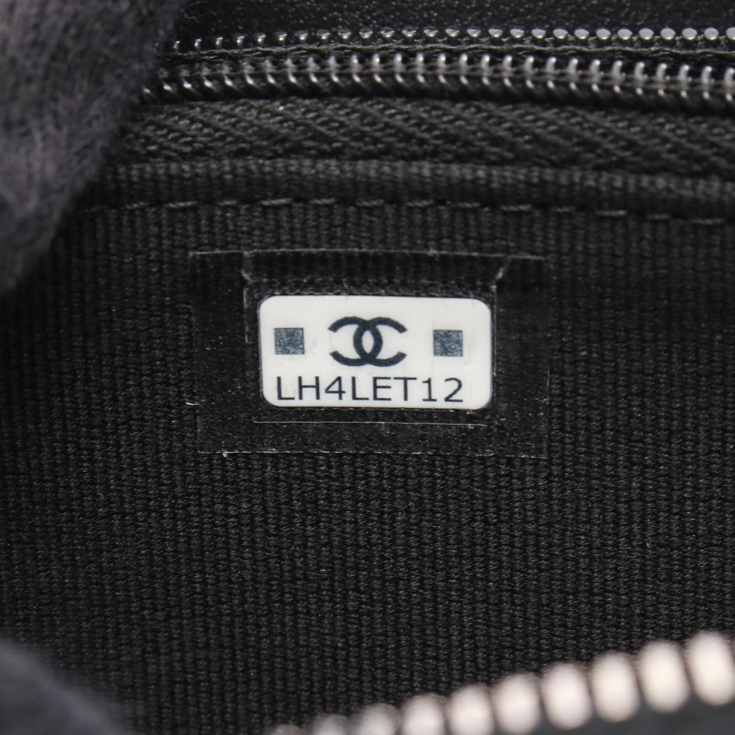 Chanel Matelasse Coco Mark Star Round Wallet In Calfskin Leather