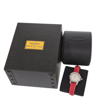 Breitling Colt Lady A77388 Stainless Steel Leather Watch