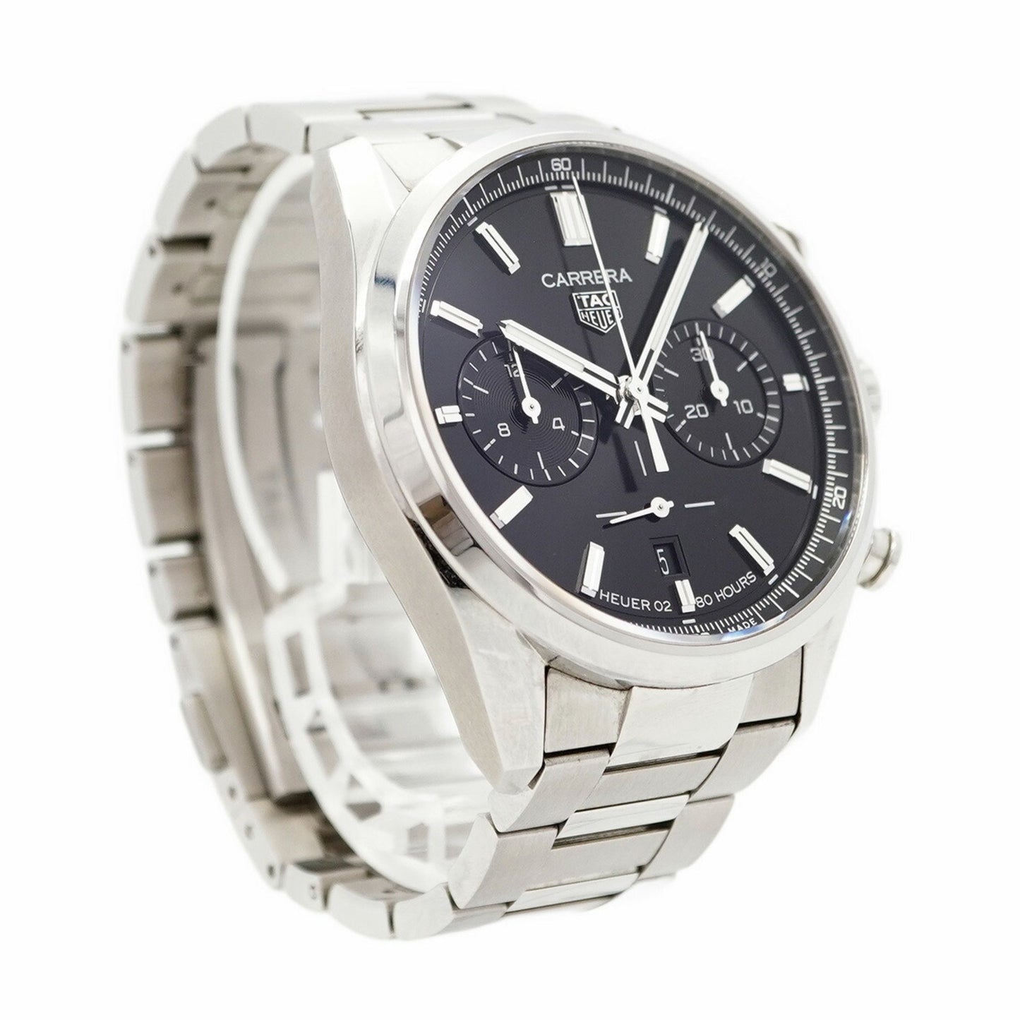 Tag Heuer Carrera Cbn2010-0 Black Dial