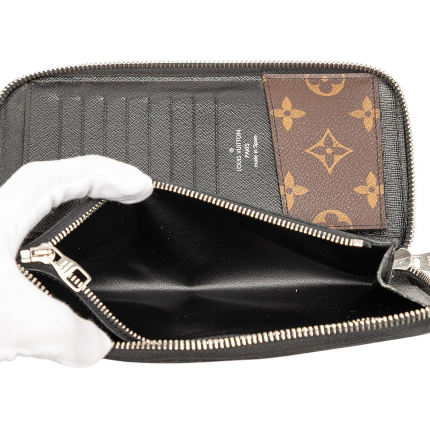Louis Vuitton Monogram Macassar Zippy Wallet
