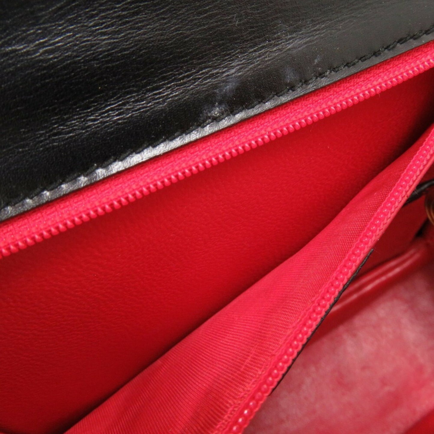 Gucci Ladylock Leather Black 000 46 0210 Handbag 0066 Gucci