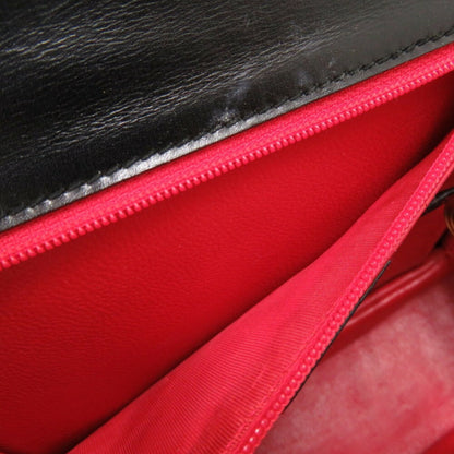 Gucci Ladylock Leather Black 000 46 0210 Handbag 0066 Gucci