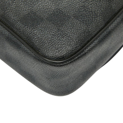 Louis Vuitton Damier Graphite Daniel Mm Crossbody Shoulder Bag N58029 Black Leather