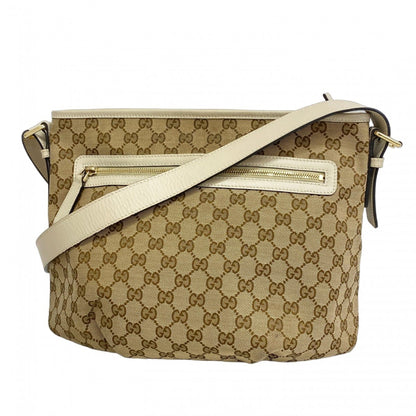Gucci Gg Canvas Shoulder Bag 388930 Beige Champagne