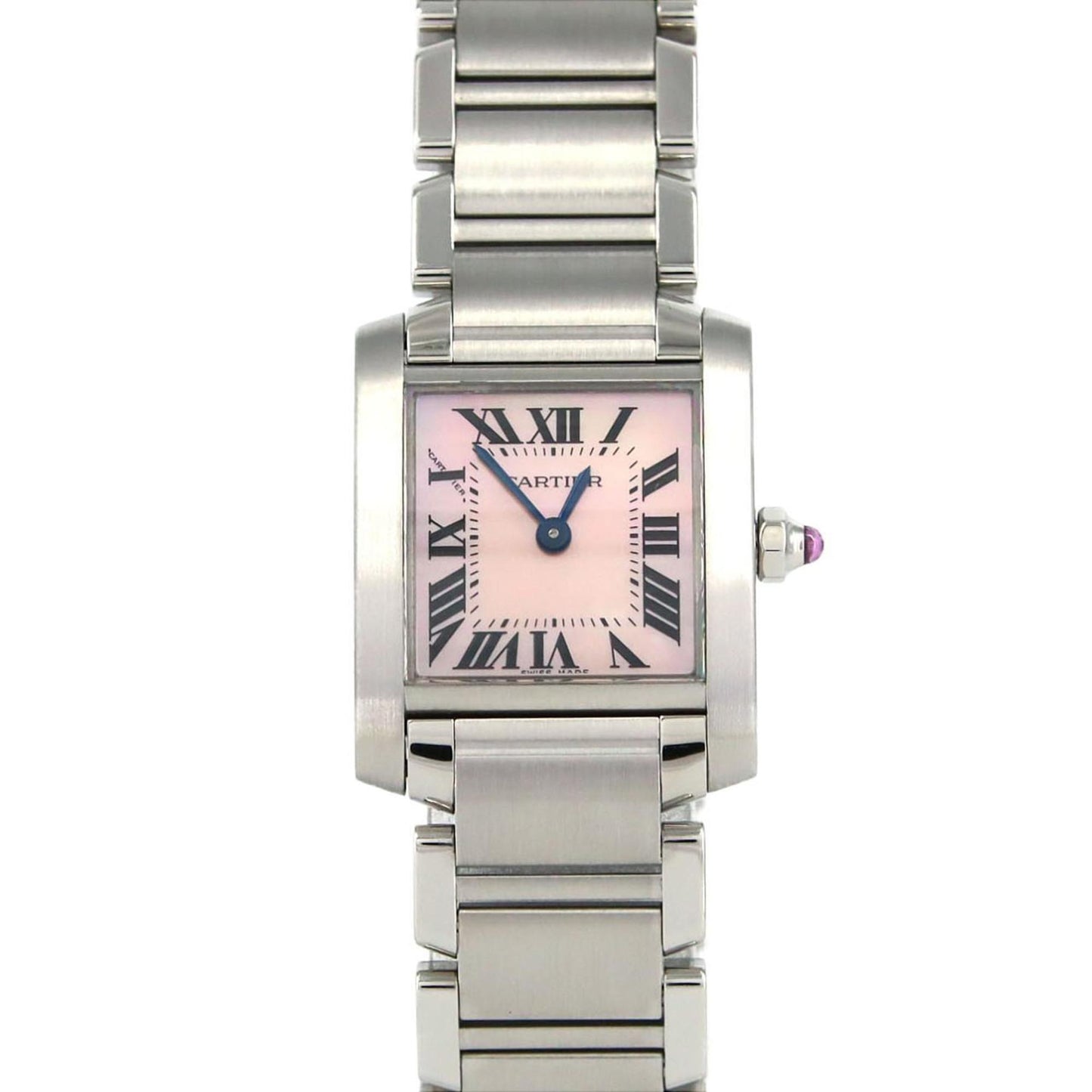 Cartier Tank Franaise Sm W51028Q3 Stainless Steel Quartz Watch