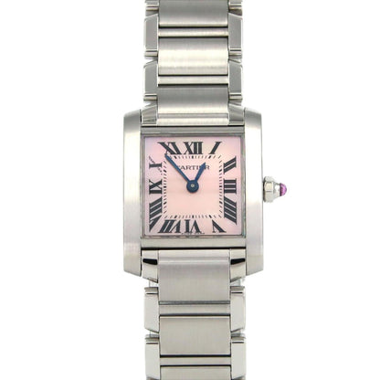 Cartier Tank Franaise Sm W51028Q3 Stainless Steel Quartz Watch