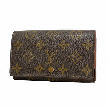 Louis Vuitton Monogram Porte Monnaie-Vieux-Tresor Wallet M61730 Brown