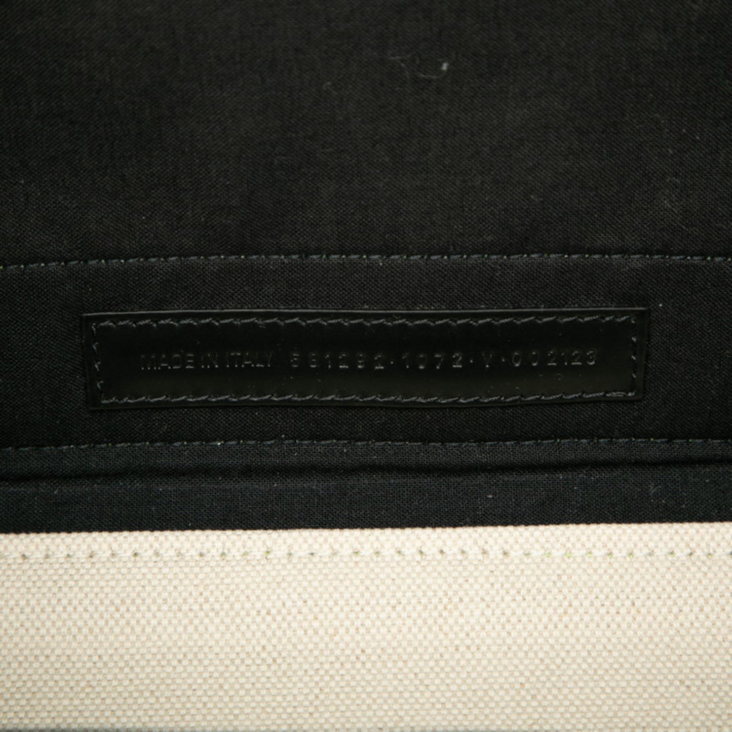 Balenciaga Navy Cabas M Handbag 581292 Beige