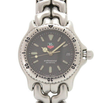 Tag Heuer Sel Date S99.213 Professional Stainless Steel Grey Quartz Watch 0232 Heuer