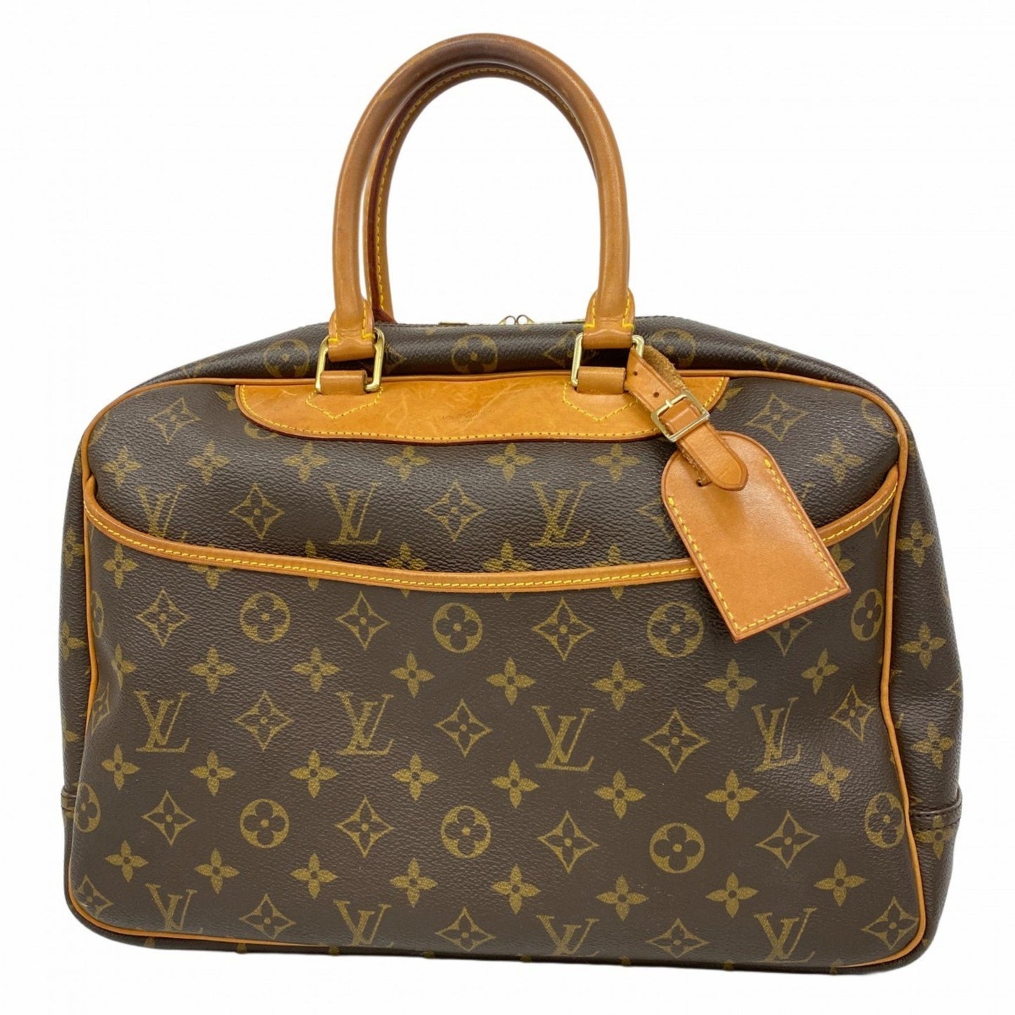 Louis Vuitton Monogram Deauville Handbag M47270 Brown