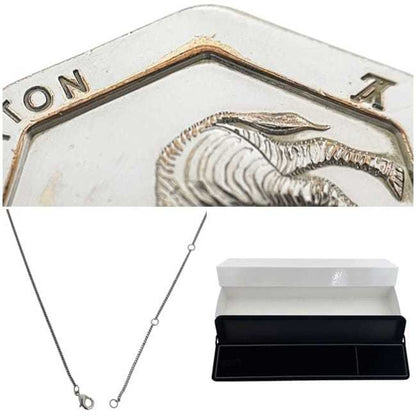 Louis Vuitton Savane Zebra Necklace Ec-24103 Silver M62611 Metal Rm0196 Louis Vuitton Lv Initial