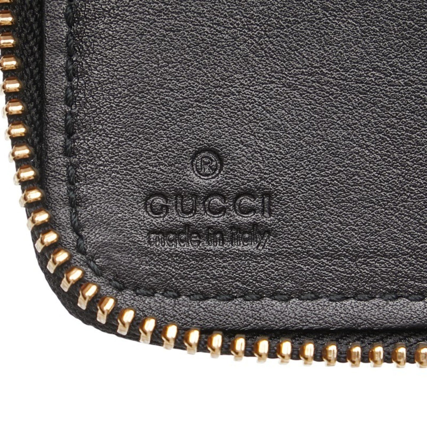 Gucci Micro Guccissima 6-Ring Key Case 322214 0959 Black Leather