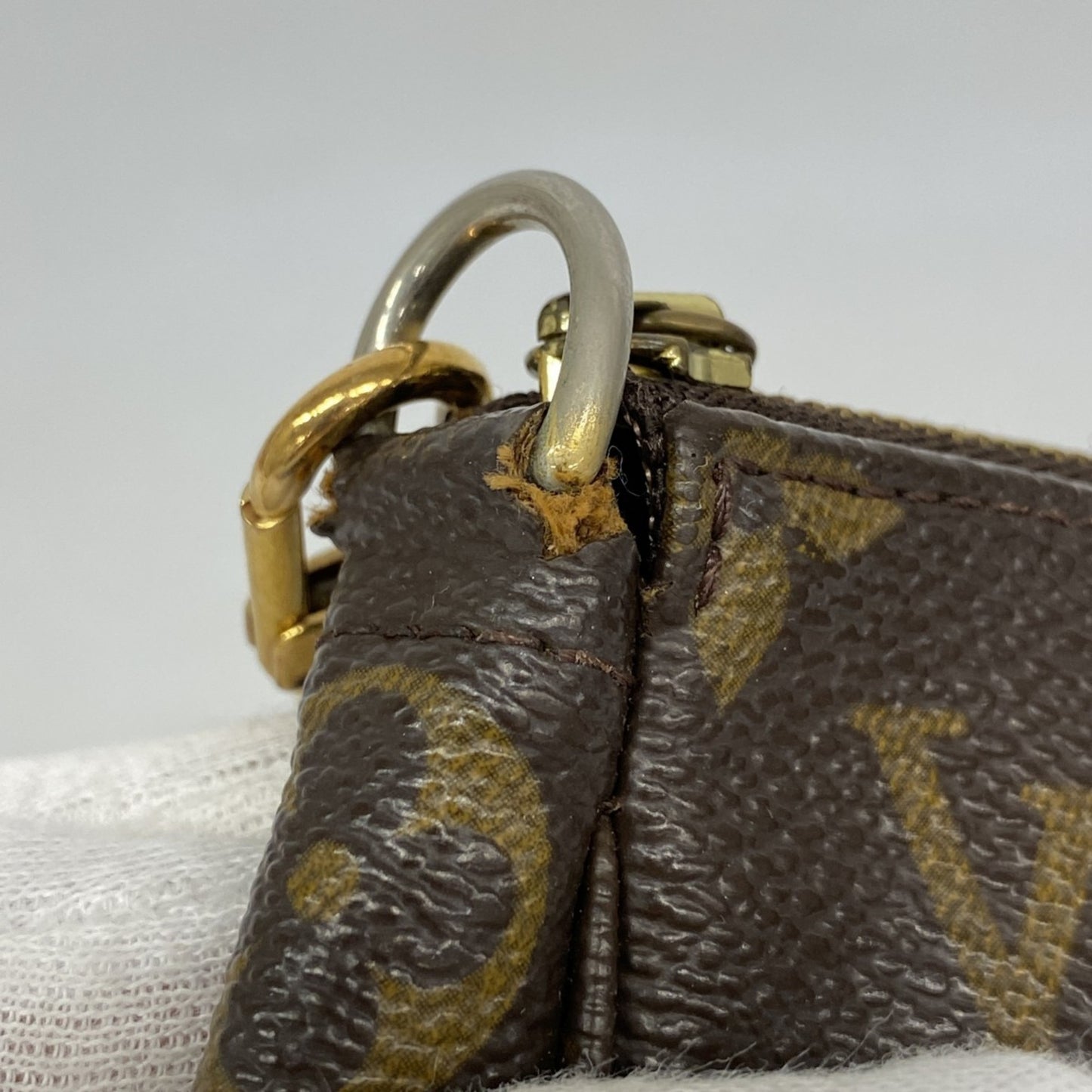 Louis Vuitton Monogram Pochette Accessoires M51980 Brown