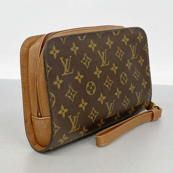 Louis Vuitton Monogram Orsay Clutch Bag M51790 Brown