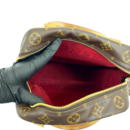 Louis Vuitton Vintage Excentric Cite Monogram Leather Handbag/Mini Boston Bag