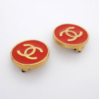 Chanel Coco Mark Circle Earrings