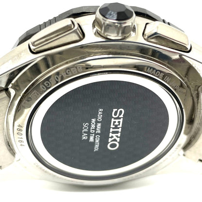 Seiko 8B54-Obgo/Saga186 Brightz Solar Quartz Date Watch