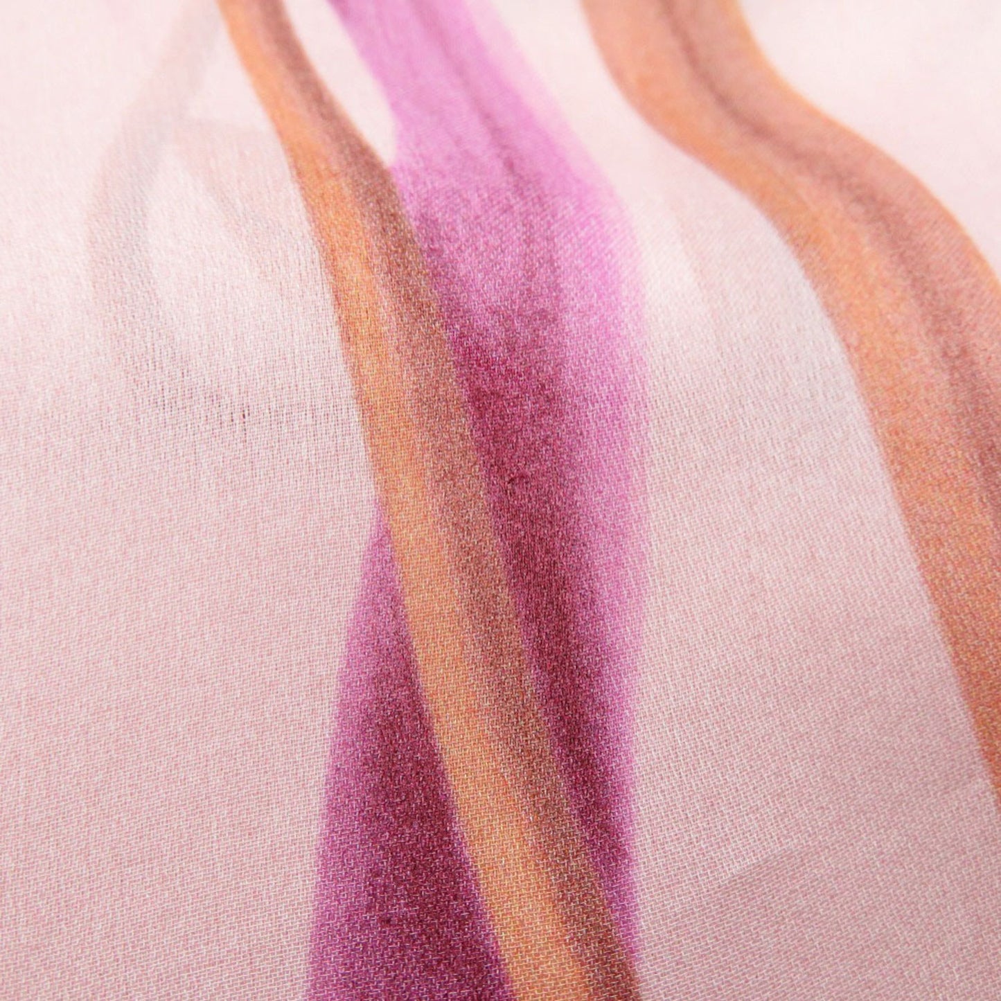 Salvatore Ferragamo Floral Print Silk Pink Scarf/Muffler 0941