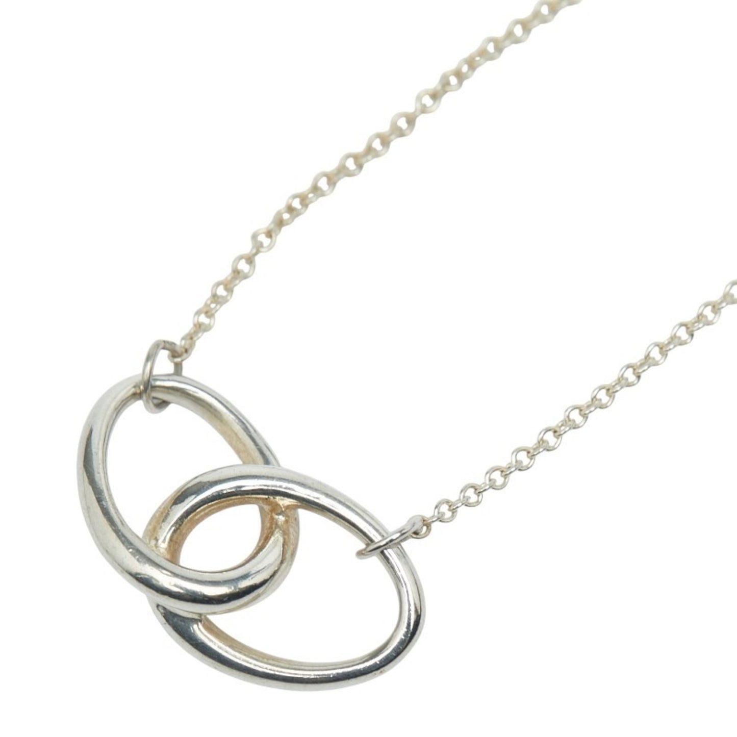 Tiffany & Co. Double Loop Necklace In 925 Sterling Silver