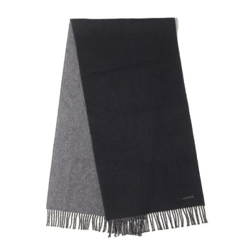 Hermes Men'S Black Embroidered Cashmere Scarf/Stole