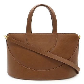 Bvlgari Bvlgari Dcollet Handbag Shoulder Bag Leather Brown