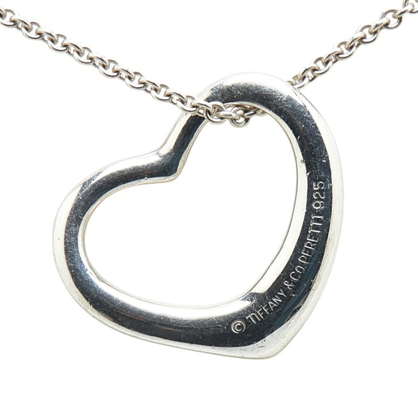 Tiffany Peretti Heart Necklace Sv925 Silver