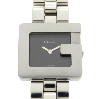 Gucci 3600L Stainless Steel Black Silver Dial Quartz Watch 1749Gucci