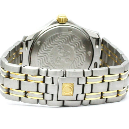 Polished Omega Seamaster 120M Chronometer 18K Gold Steel