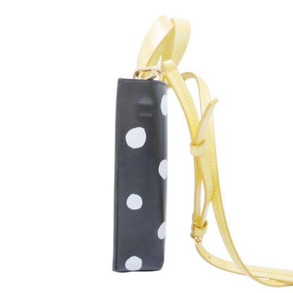 Marni Dot Museo Mini Dot Museo Shoulder Bag Tote Black White Yellow