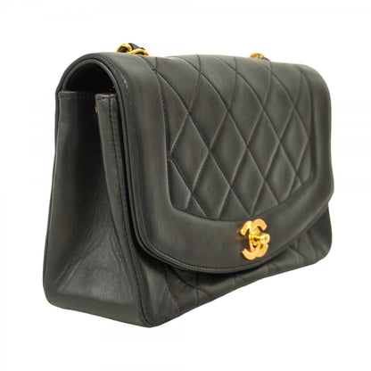 Chanel Diana Matelasse Chain Shoulder Bag In Lambskin