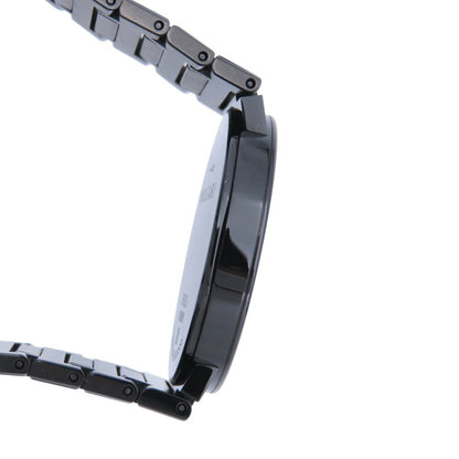 Like New Bvlgari Quartz Black Dlc Coating Bb33S Watch Ss Dial 0175Bvlgari