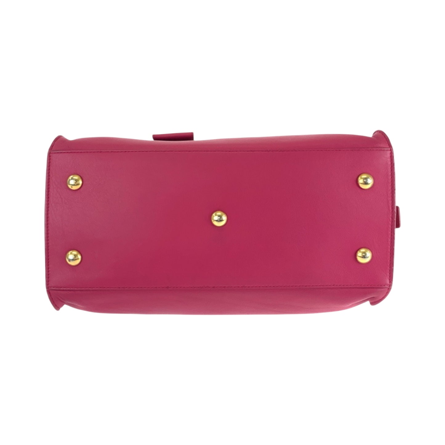 Yves Saint Laurent Saint Laurent Paris Saint Laurent Paris Petit Cabas Y-Line Fuchsia Pink Gold