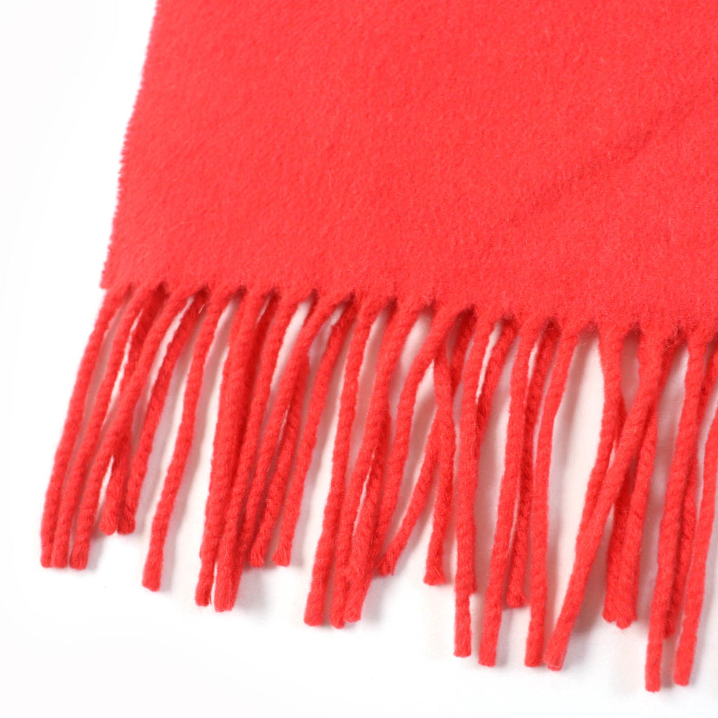 Hermes 100% Cashmere Shawl With Embroidered Logo And Fringe
