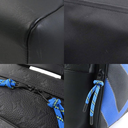 Louis Vuitton Louis Vuitton Backpack Day Break Dean Taurillon Leather Black X Blue