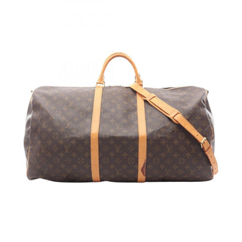 Louis Vuitton Keepall Bandouliere 60 Monogram Boston Bag In Coated Canvas And Leather