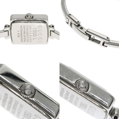 Gucci 1900L Square Face Watch Stainless Steel/Ss